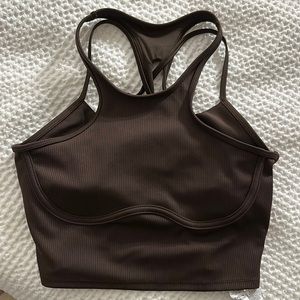 Alo Yoga Ribbed Airlift Enchanted Bra Tank